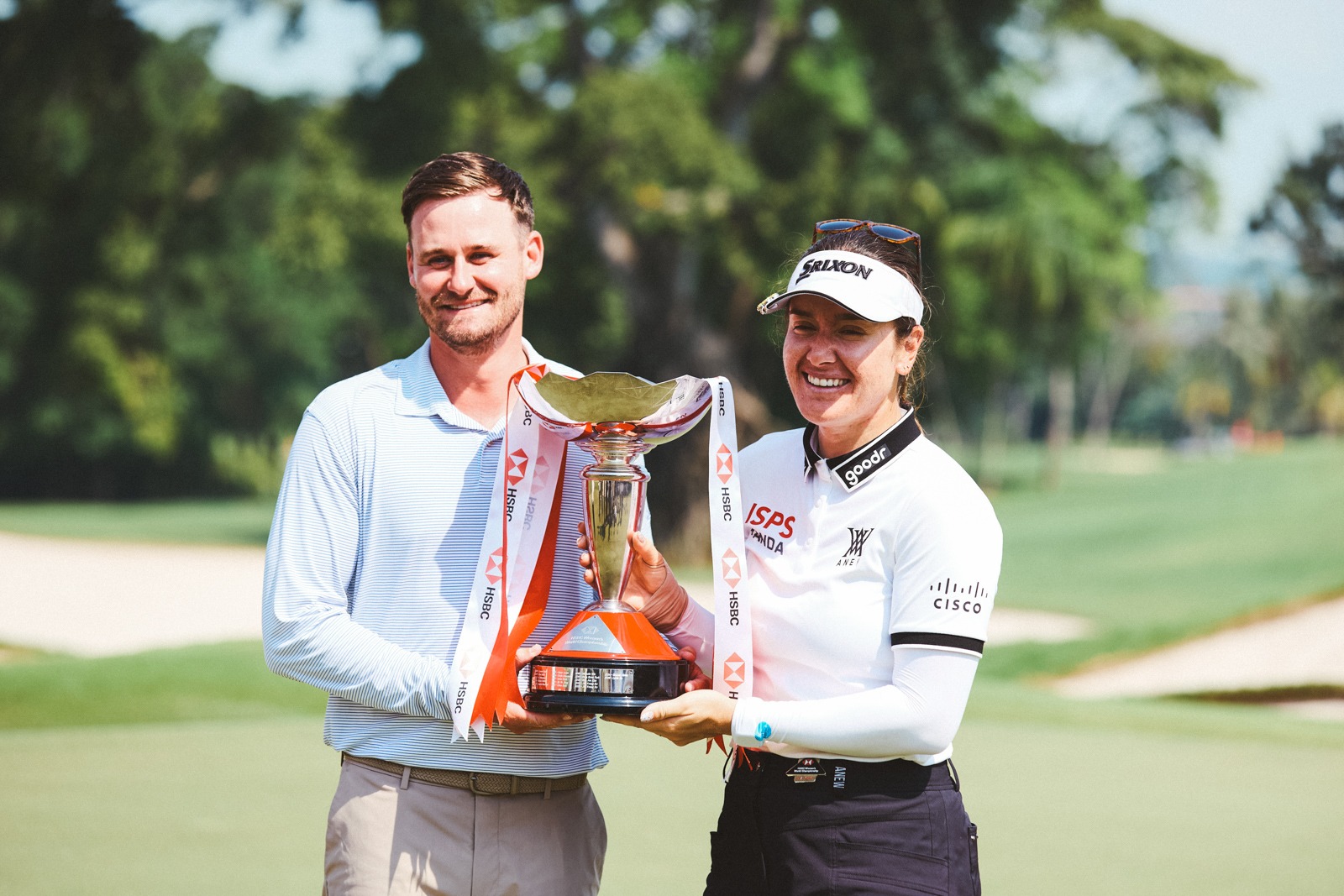 Hannah and husband triumph